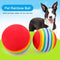 Weihuimei 1Pcs Rainbow 4.2cm Cat Toy Ball Interactive Cat Toys Play Chewing Rattle Scratch EVA Ball Training Pet Supplies