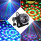 Mini Disco Ball Lights,YaFex Sound Activated Disco Light,Magic Mini Led Stage Lights,3W 7 Colors LED Strobe Light and Glitter Ball for Home Party KTV Xmas Bar Club Christmas Pub with Remote