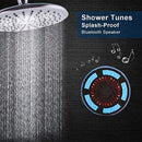 Bluetooth Shower Speakers, HAISSKY Portable Rugged Wireless Waterproof Speaker for iPhone iPad Samsung with FM Radio & Suction Cup, Build-in Mic, Hands-Free Speakerphone, Pairs to All Bluetooth Device