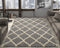 Ottomanson Collection shag Trellis Area Rug, 7'10" x 9'10", Gray - SHG2273-8X10