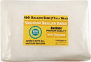 100 Vacuum Sealer Bags: Gallon Size (11" x 16") for Foodsaver 33% Thicker, BPA Free, FDA Approved