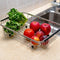 MOHICO Expandable Dish Drying Rack, Dish Drainer On Counter,Over Sink or In Sink Dishes Holder,Rust Proof Stainless Steel