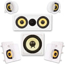 Acoustic Audio HD516 in-Wall/Ceiling Home Theater Surround 5.1 Speaker System