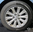 TriNova Tire Shine Gallon Size - Leaves Brilliant Wet Looking Shine, Perfect for Detailer. Best Dressing for Slick Finish on Tires, Rubber, Wheels. Bulk gal 128oz