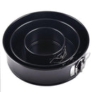 Springform Cake Pan 3 Pieces/Set,Alotpower 4 Inch 7 Inch 9 Inch Non-Stick Leakproof Round Cake Pan with Removable Bottom Cake Pan