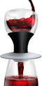 Andre Lorent Epicureanist Trilux Wine Aerator, Clear/Black, 8-Oz.