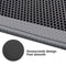 Pieviev Cat Litter Mat Anti-Tracking Litter Mat, 30" X 24" Inch Honeycomb Double Layer Waterproof Urine Proof Trapping Mat for Litter Boxes, Large Size Easy Clean Scatter Control(Grey)