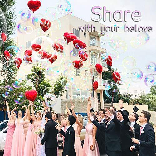 Kiddosland Bubble Machine for Kids Adults New Type Automatic Bubble Blower with high Out Put 2000+ Bubbles Portable Bubbles Maker for Wedding Party Outdoor Funs Best Gift for Festivals