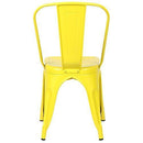 POLY & BARK EM-112-BLK-X4 Trattoria Side Chair in in Black (Set of 4)