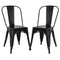 Poly and Bark Trattoria Side Chair in Black (Set of 4)