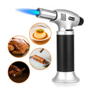 Culinary Butane Torch, Sondiko Professional Cooking Torch Lighter Butane Refillable, Adjustable Flame, Safety Lock for Baking, BBQ, Creme Brulee, Heat Shrinking Tubing and Soldering