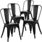 Poly and Bark Trattoria Side Chair in Black (Set of 4)