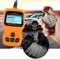 OM123 Vehicle Car Fault Code Reader - TekkPerry Mini Portable LCD OBDMATE OBDII OBD2 EOBD+CAN Scan Scanner Tool Car Vehicle Auto Engine Trouble Analyzer Tester Diagnostic Code Scanner Tool Orange