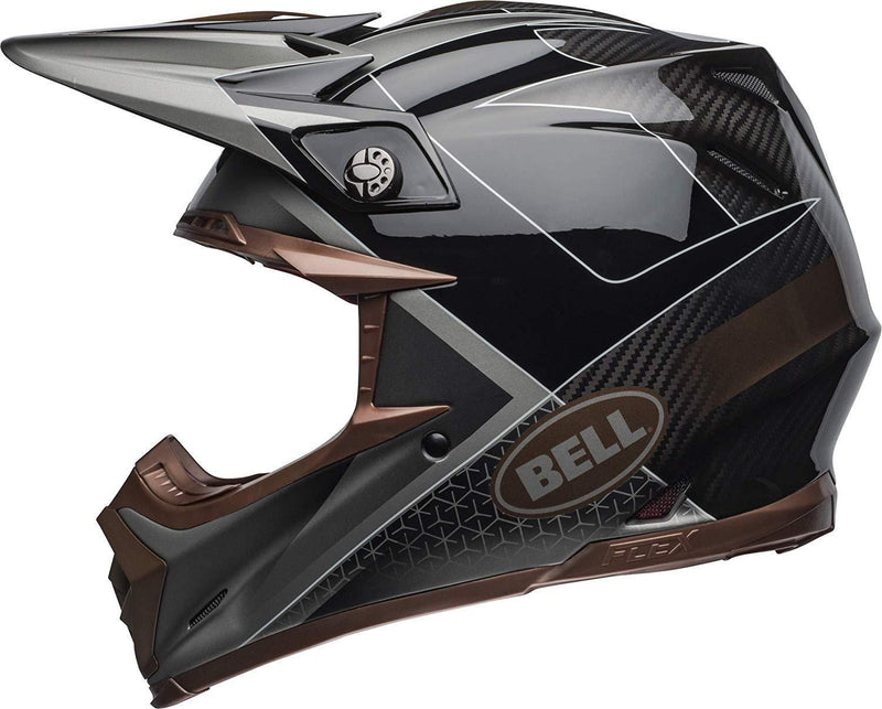 Bell Moto-9 Flex Off-Road Motorcycle Helmet (Hound Matte/Gloss Black/Bronze, Medium)