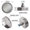 Luxury Filtered Shower Head (Metal) 2 Cartridges Vitamin C + 5 Shower Caps - Reduses Chlorine & Sediments - Consistent Water Pressure - Massage and SPA Effery Shower Head