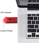 BestRunner 10Pcs USB Flash Drive USB 2.0 Memory Stick Pen Drive USB Storage Thumb Stick 256MB Small Capacity [NOT 256GB] Red