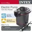 Intex Quick-Fill DC Electric Air Pump, 12V, Max. Air Flow 650 L/min