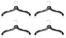 NAHANCO 2500 Plastic Dress Hanger, Heavy Weight, 17", Black (Pack of 100)