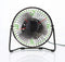 Brookstone Clock Fan with Floating LED Time Display