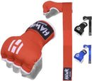 Hawk Padded Inner Gloves Training Gel Elastic Hand Wraps for Boxing Gloves Quick Wraps Men & Women Kickboxing Muay Thai MMA Bandages Fist Knuckle Wrist Wrap Protector Handwraps (Pair)