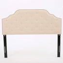 Austell Light Grey Fabric Queen/Full Headboard