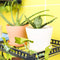 Akarden 8 PCS 4'' Colorful Plastic Plant Flower Seedlings Nursery Pot/Pots, Flower Pot with Pallet, Garden Plant Pot Home Decoration