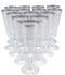 140 pc Plastic Classicware Glass Like Champagne Wedding Parties Toasting Flutes Party Cocktail Cups (Clear) by Oojami