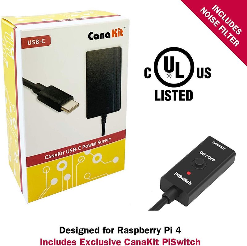 CanaKit Raspberry Pi 4 4GB Starter MAX Kit - 64GB Edition