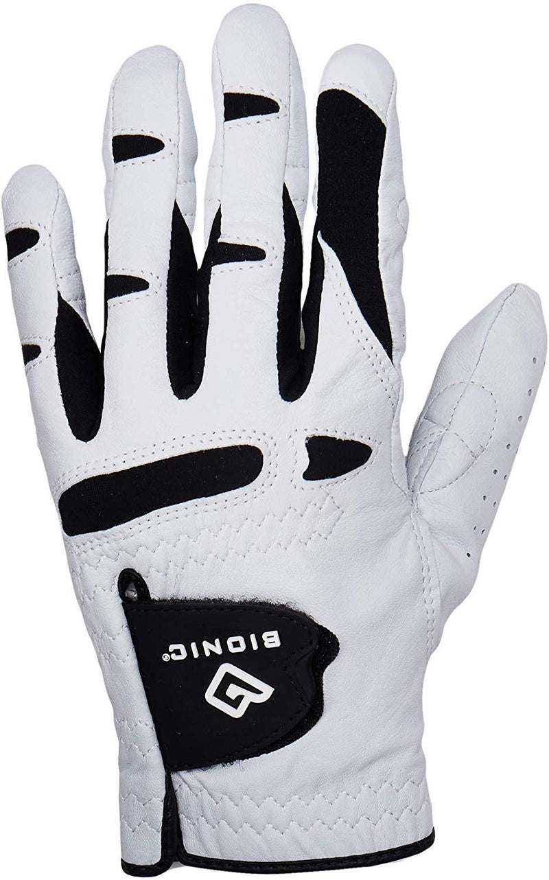 Bionic Gloves –Men’s StableGrip Golf Glove W/ Patented Natural Fit Technology Made from Long Lasting, Durable Genuine Cabretta Leather.