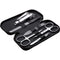 Manicure set made in Germany - 7 piece stainless steel exclusive finger & toe nail clipper set in luxury leather case, made in Solingen Germany
