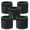 Garden4Ever Grow Bags 5-Pack 10 Gallon Aeration Fabric Pots Container with Handles
