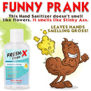 Nasty Smelling 3 Pack - Stinky Ass Fart Spray - Toxic Bomb - Smell from Hell - 1 oz Each - Plus 2 oz Stinky Ass Hand Sanitizer