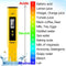 TekSky Digital pH Meters - 0.01pH Accuracy, 0-60 Celsius, 0-14 PH Measurement Range - Food Brewing Drinking Hydroponics Aquariums Pools Spa - Calibration Powders, Sensitive Probe Design with ATC