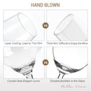 Hand Blown Crystal Champagne Flutes - Bella Vino Elegant Champagne Glasses Made from 100% Lead Free Premium Crystal Glass，Perfect for Any Occasion,Great Gift, 10", 7 Oz, Set of 2, Clear