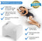 ComfiLife Orthopedic Knee Pillow for Sciatica Relief, Back Pain, Leg Pain, Pregnancy, Hip and Joint Pain - Memory Foam Wedge Contour
