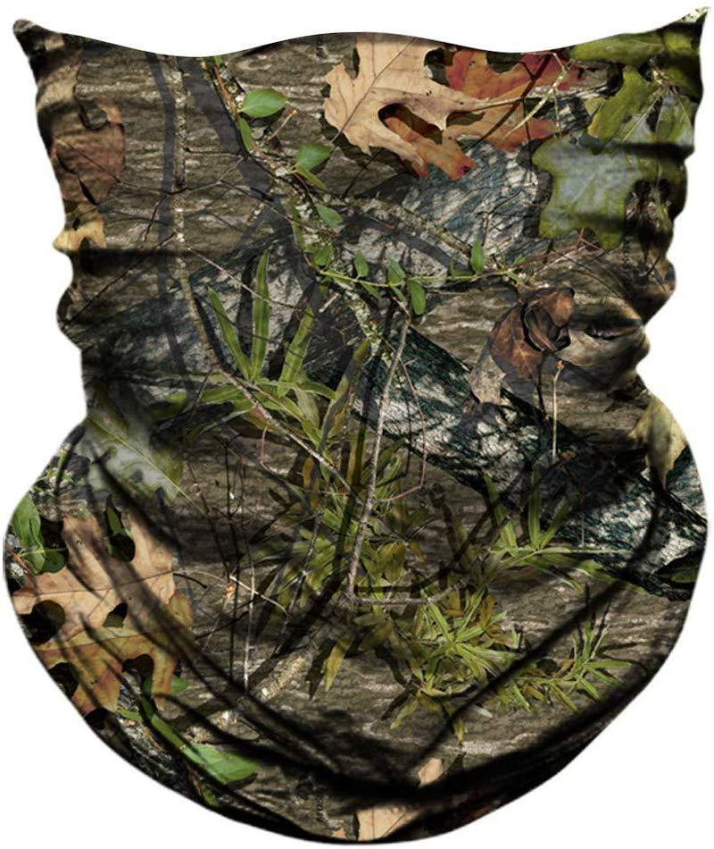 AXBXCX 2 Pack - Camouflage Print Seamless Neck Gaiter Bandana Face Mask for Outdoor Activities