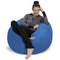 Sofa Sack - Plush, Ultra Soft Bean Bag Chair - Memory Foam Bean Bag Chair with Microsuede Cover - Stuffed Foam Filled Furniture and Accessories for Dorm Room - Navy 3'