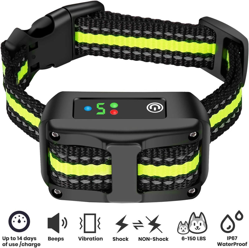 JISO Bark Collar, Shock/Non-Shock Bark Collar