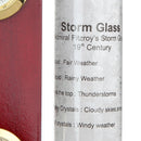 Lily's Home Analog Weather Station, with Galileo Thermometer, a Precision Quartz Clock, Analog Hygrometer, and Fitzroy Storm Glass Weather Predictor, 5 Multi-Colored Spheres (4.25 in x 5 in)