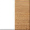 South Shore 12244 Bebble Twin Modern Bunk Beds (39"), Pure White and Exotic Light Wood
