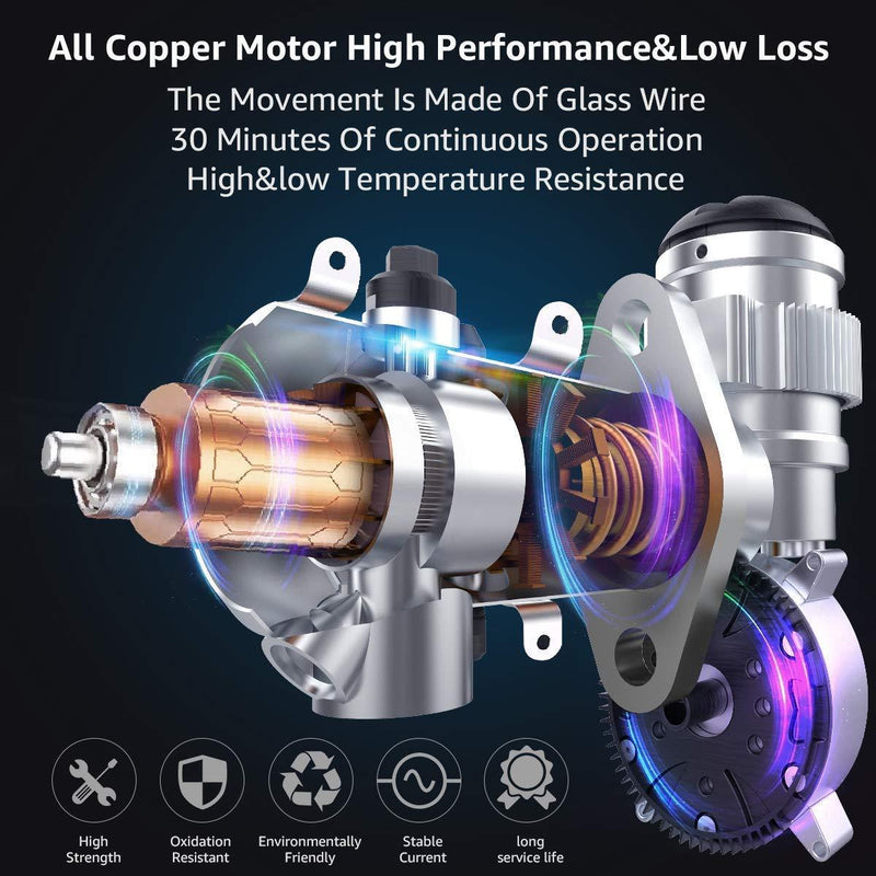 Portable AIR Compressor Tire Inflator WindGallop Car Air Pump with Digital Preset Pressure Gauge Auto Shut Off DC 12V Extra Nozzle LED Light For Car Tyre Basketball Motorcycle Bicycle Pool Toys