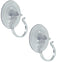 Holiday Joy - 4 Wreath Holders - World's Strongest All Purpose Giant Suction Cups - Perfect Wreath Hangers
