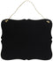 Artyea Black Vintage Style Chalkboard Sign Message Board with Jute Hanging String,