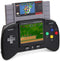 Retro-Bit RDP 2 in 1 Portable Handheld Console System - for NES and SNES Games - Black