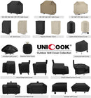 Unicook Heavy Duty Waterproof Barbecue Gas Grill Cover, 55-inch BBQ Cover, Special Fade and UV Resistant Material, Durable and Convenient, Fits Weber Char-Broil Nexgrill Brinkmann Grills and More