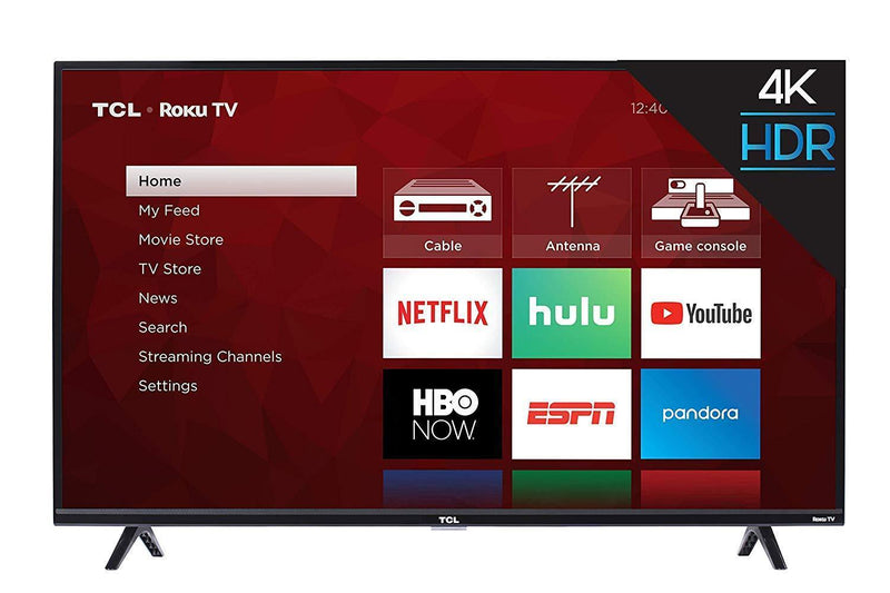 TCL 55S405 55-Inch 4K Ultra HD Roku Smart LED TV (2017 Model)