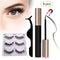 Coolours Magnetic Eyeliner and Lashes Magnetic Eyelashes Kit False Lashes 3 pairs with Tweezers