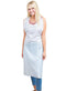 Green Direct White Disposable Plastic Aprons for Kitchen Cooking - Serving, 10 Packs of 100