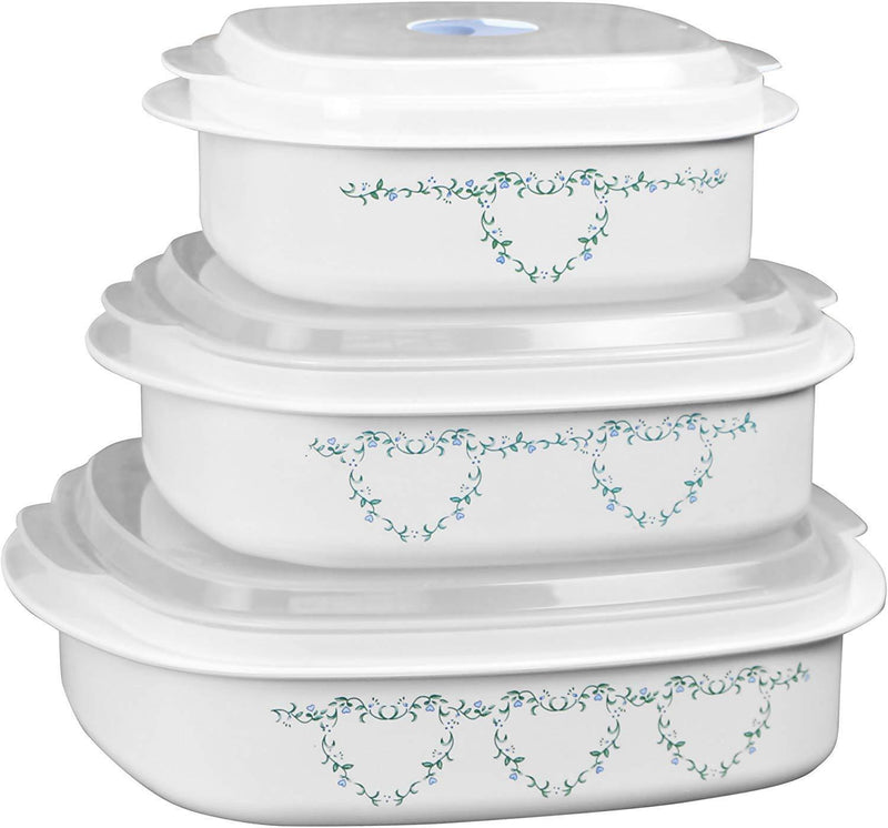 Corelle Coordinates by CulinWare 6-Piece Microwave Cookware, Steamer and Storage Set, Splendor