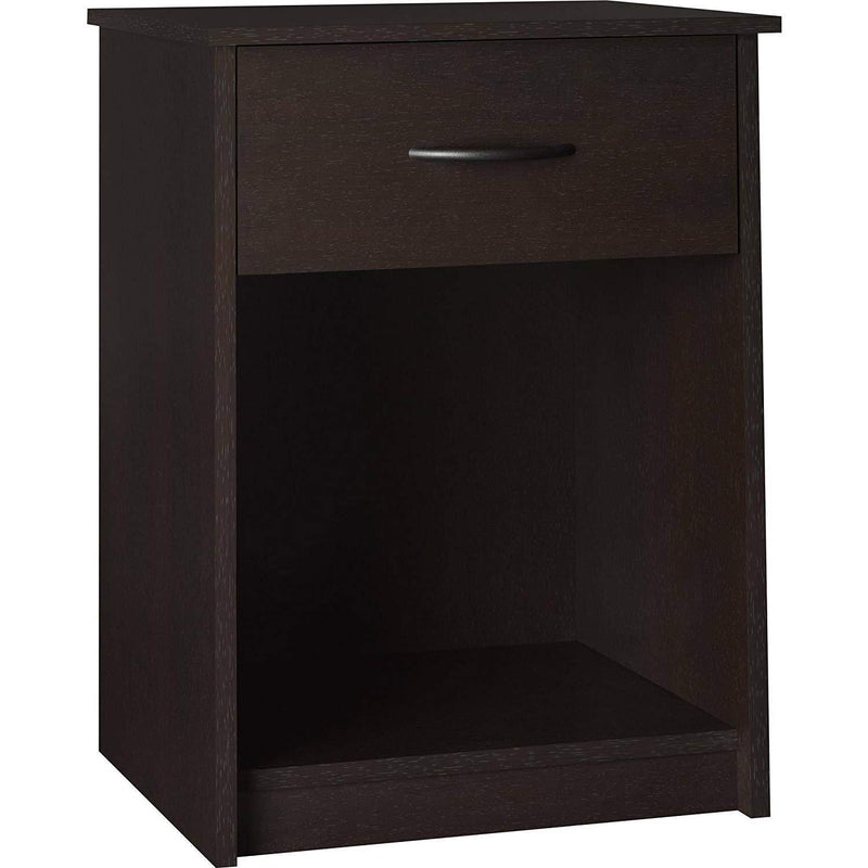 Ameriwood Home Core Nightstand, Black Oak